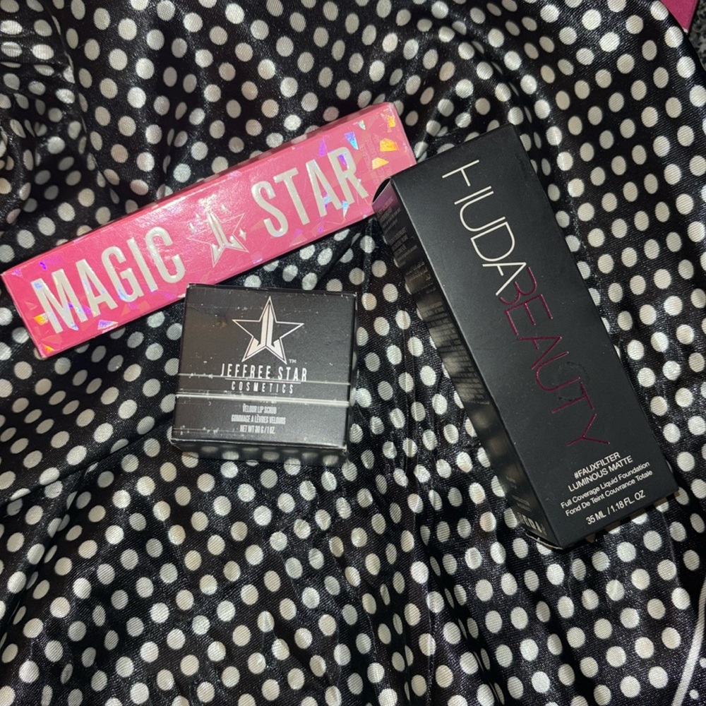 Jeffree Star & Huda Beauty 3pc bundle ALL Brand New in box